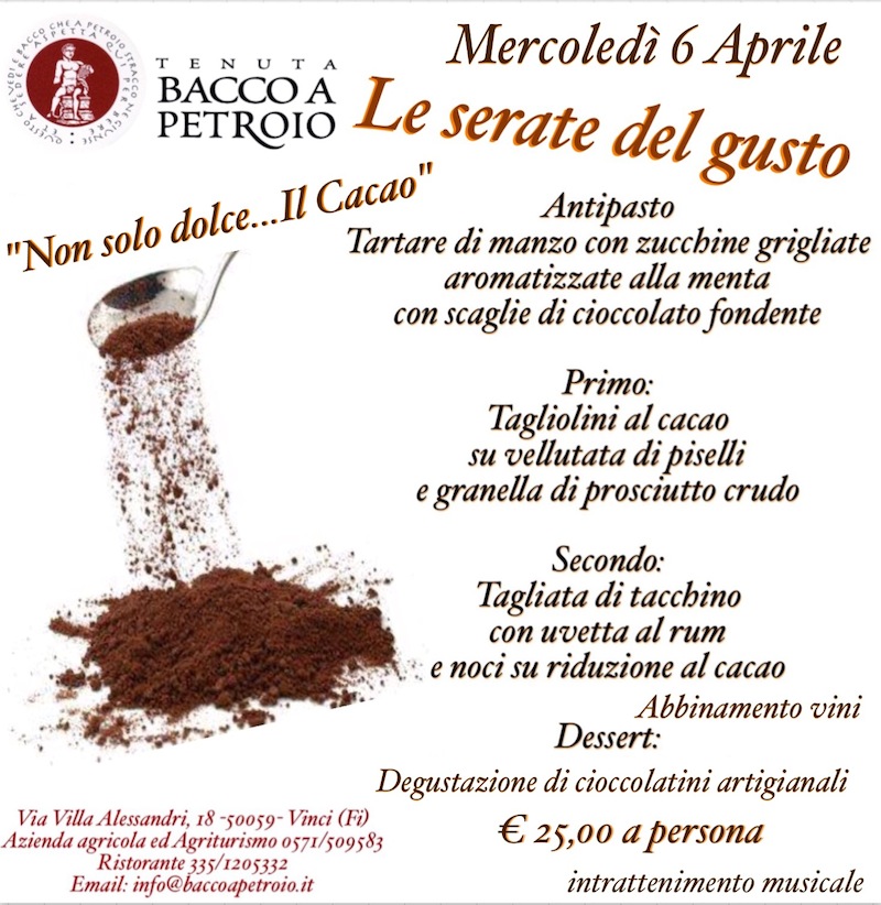 serata del cacao